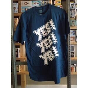 NEW Wrestling Daniel Bryan Yes Yes Yes (2XL) T-shirt BLUE New ~ Trl8#192